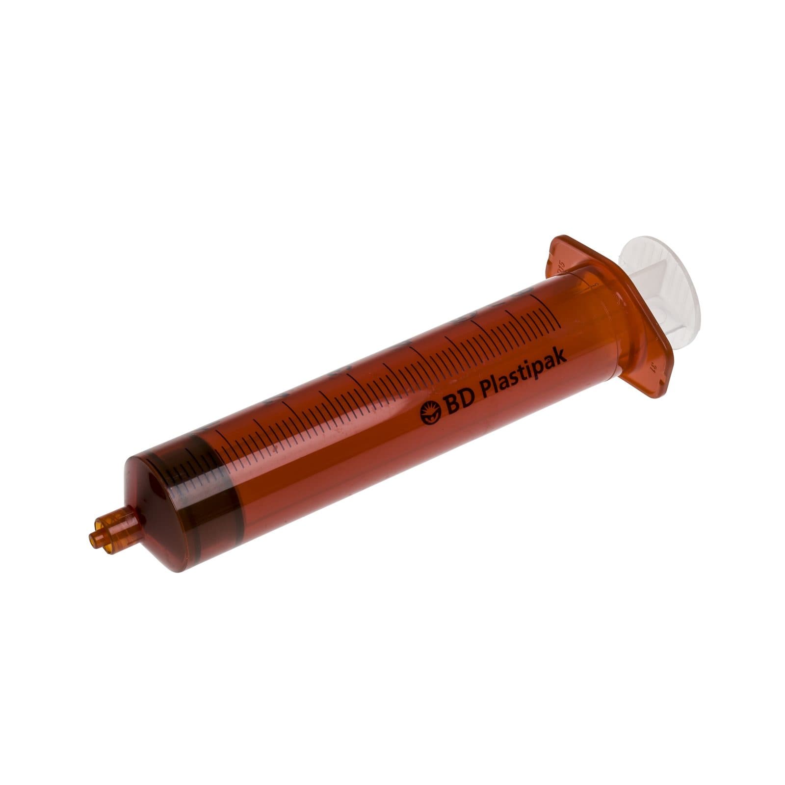 BD Plastipak™ stříkačka 50 ml Luer-Lok™ Amber (fotocitlivé látky) — BD Injekční technika, REF 300869