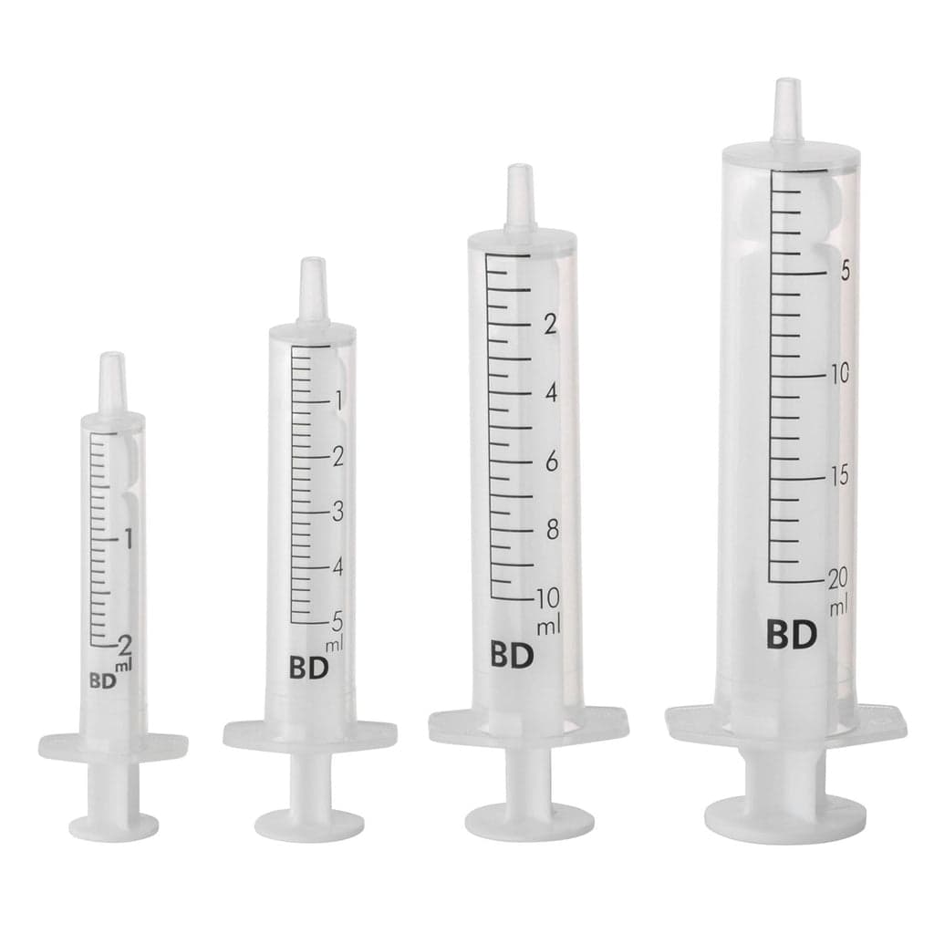 BD Discardit™ II stříkačka 5 ml (Luer Slip, bez jehly) — BD Injekční technika, REF 309050
